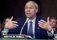 File photo of Former US secretary of state and top army general Colin Powell.