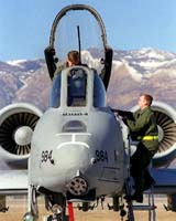 A pair of A-10 (pictured) pilots were involved in a friendly fire incident in Iraq in 2003.