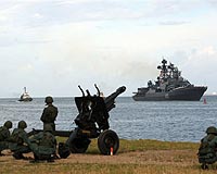 Russian warships cruise into US back yard to make power point