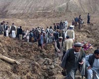 'Jet engine' sound, tremors send Afghan villagers fleeing deadly landslide