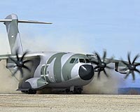 Airbus A400M military ready for takeoff