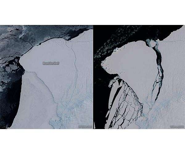 Over 40% of Antarctica's ice shelves lost mass in 25 years: study