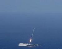 Video shows SpaceX rocket booster crash land on floating target