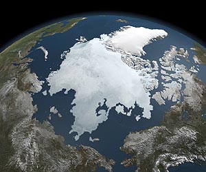 NASA Finds Thickest Parts of Arctic Ice Cap Melting Faster