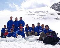Expedition Reaches Antarctic Icecap Peak
