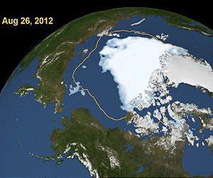 Arctic Sea Ice Shrinks To New Low In Satellite Era