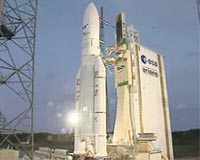 Ariane 5 is in the launch zone with Intelsat 29e