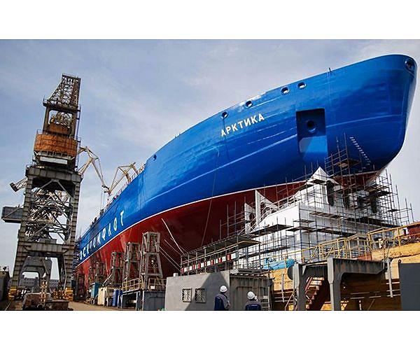 Russia's giant nuclear-powered icebreaker makes maiden voyage