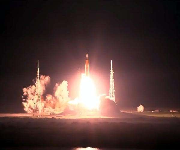 NASA successfully launches mega Moon rocket