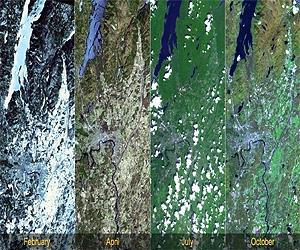 Season's Greetings: NASA Views The Change Of Seasons