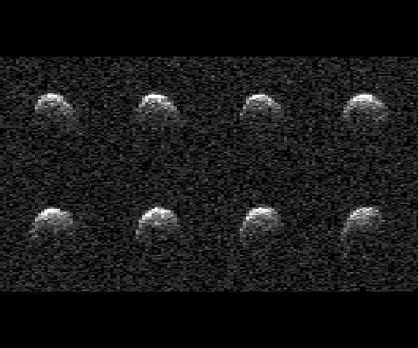 NASA's Planetary Radar Images Slowly Spinning Asteroid
