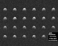 Arecibo radar returns with asteroid Phaethon images