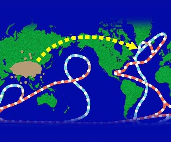 Asian aerosols linked to slowing Atlantic Ocean currents
