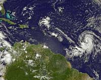 Hurricane Bill gains punch as first of Atlantic season