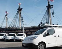 U.K. Royal Navy buys electric cars for store transit