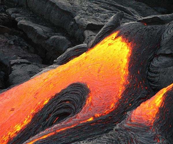 Canaries volcano lava reaches sea, raising toxic gas fears