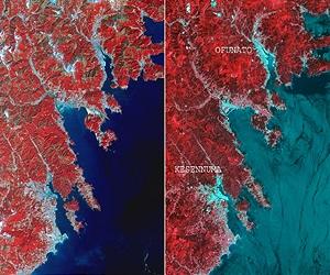 NASA Satellite Sees Area Affected By Japan Tsunami