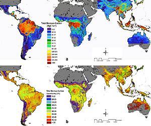 New NASA Map Reveals Tropical Forest Carbon Storage