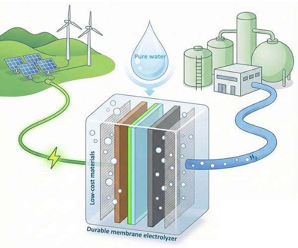 Novel electrode could improve affordability of hydrogen fuel