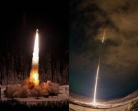 NASA sounding rocket launches into Alaskan night