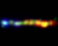 Black Hole Spills Kaleidoscope Of Color