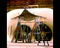 Laboratory Tests Fuel Efficient Flying-Wing Aircraft