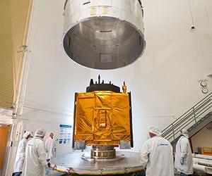 Boeing GPS IIF Satellites Assembled Using 'Pulse' Manufacturing Line