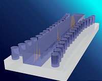 'Tsunami' on a silicon chip: a world first for light waves