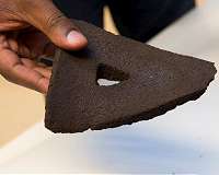 Printing bricks from moondust using the Sun's heat