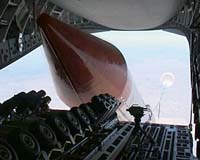 Globemaster Airdrops Falcon Small Launch Vehicle