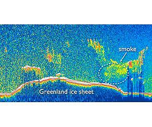 Fire and Ice: Wildfires Darkening Greenland Snowpack, Increasing Melting