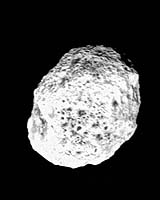 Spongy-Looking Hyperion Tumbles Into View