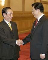 China's Hu Calls On Taiwan To Rein In Pro-Independence Forces