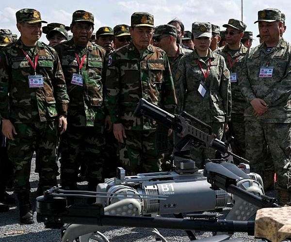 China shows off robot 'dogs of war' in Cambodia drills