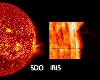 A First for NASA's IRIS: Observing a Gigantic Eruption of Solar Material