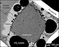 Magma-limestone interaction can trigger explosive volcanic eruptions