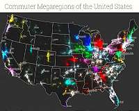 Geographers provide new insight into commuter megaregions of the US