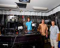 Hawaii-built Infrared Instrument for World's Largest Solar Telescope Catches its First Rays