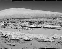 NASA's Curiosity Mars Rover Views Striated Ground