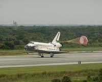 Shuttle returns safely to Earth after complex mission