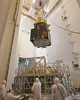 Defense Support Program Flight 23 Sees Integration Of Satellite And Launch Vehicle Payload Adapter