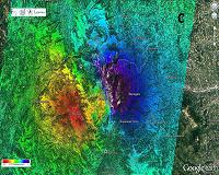 Sentinel satellites reveal east-west shift in Italian quake