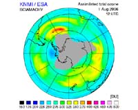 Record Ozone Loss During 2006 Over South Pole