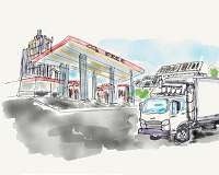 Capturing CO2 from trucks and reducing their emissions by 90 percent