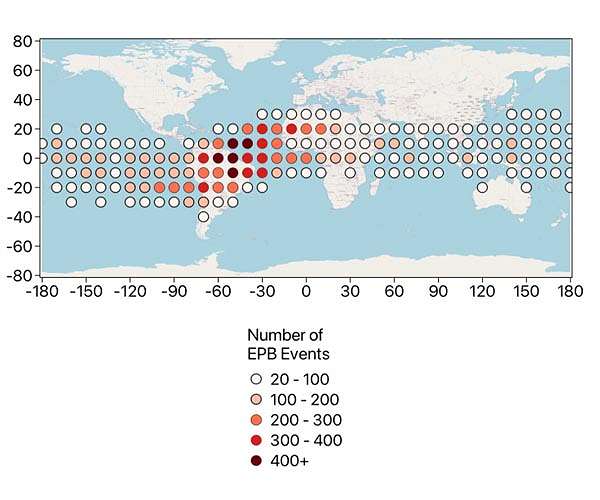 Predicting equatorial plasma bubbles with SWARM