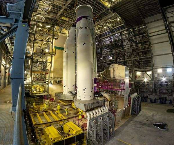 Ariane 6 four booster launcher completes on schedule mission