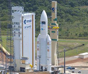 Arianespace and Astrium sign deal to begin production of 18 new Ariane 5 vehicles