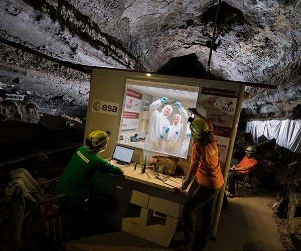 Space exploration goes underground
