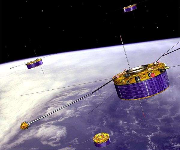 Cluster concludes with controlled reentry over South Pacific