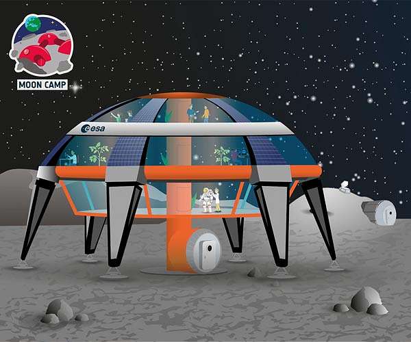Students take their imagination to the lunar surface in the latest Moon Camp Challenge